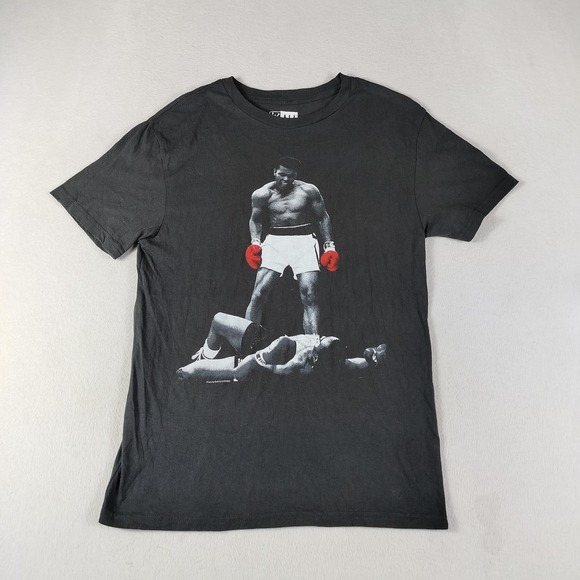 Muhammad Ali Shirt Mens Small Black Boxing Champion Knockout Graphic Tee - Picture 1 of 8